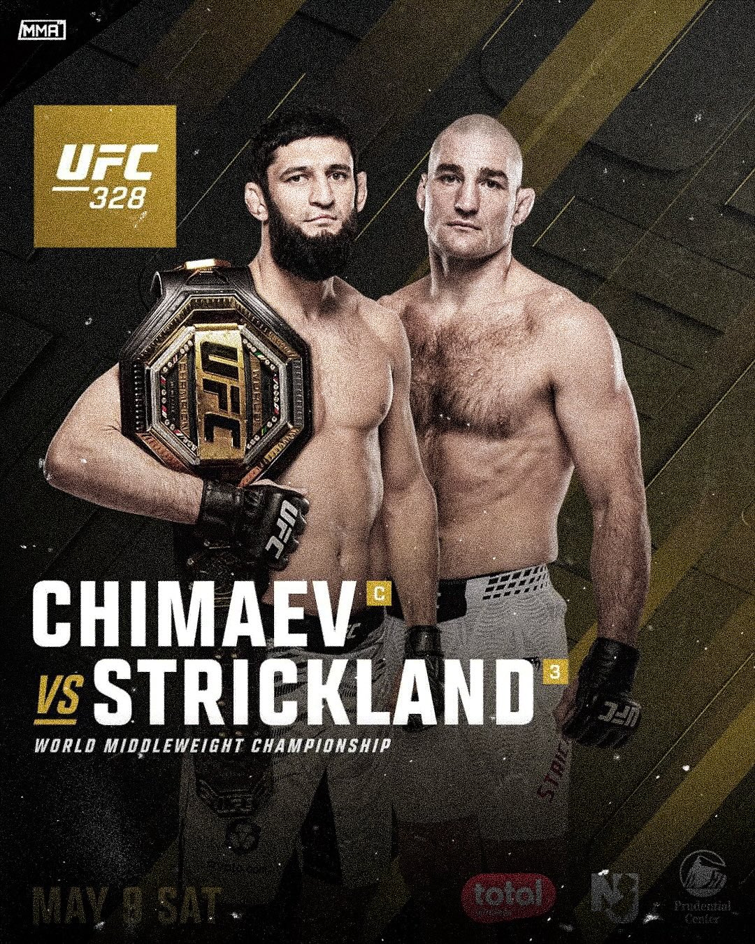 Хамзат Чимаев - Шон Стрикленд (UFC 328, 10.05.2026)